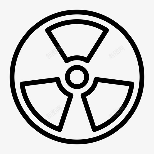 辐射危害核图标svg_新图网 https://ixintu.com 危害 放射性 核 毒性 辐射 辐射概述