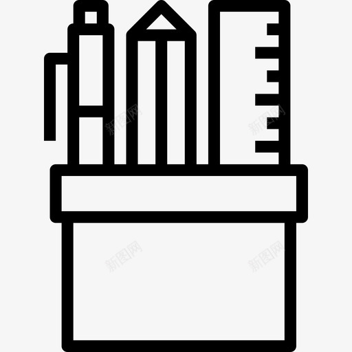 信纸书籍和阅读用品图标svg_新图网 https://ixintu.com 书籍 信纸 用品 阅读