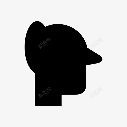 人头老人图标svg_新图网 https://ixintu.com 人 头 用户 男性头像 老人
