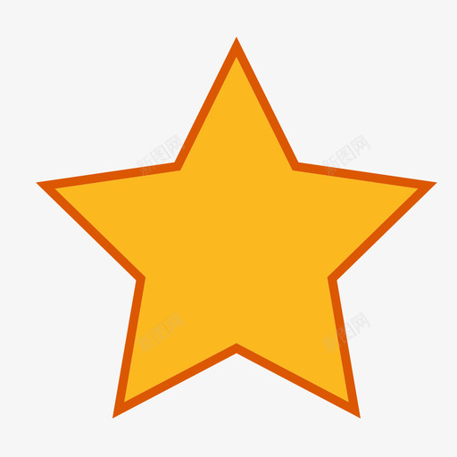 五角星(实心)svg_新图网 https://ixintu.com 五角星(实心)