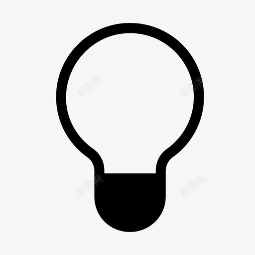 思想电发明图标svg_新图网 https://ixintu.com 光 发明 思想 电