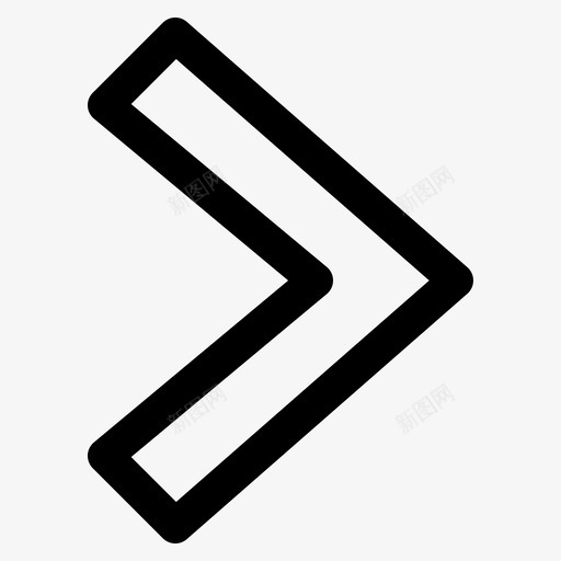 下一个箭头对吗图标svg_新图网 https://ixintu.com 下一个 对吗 箭头