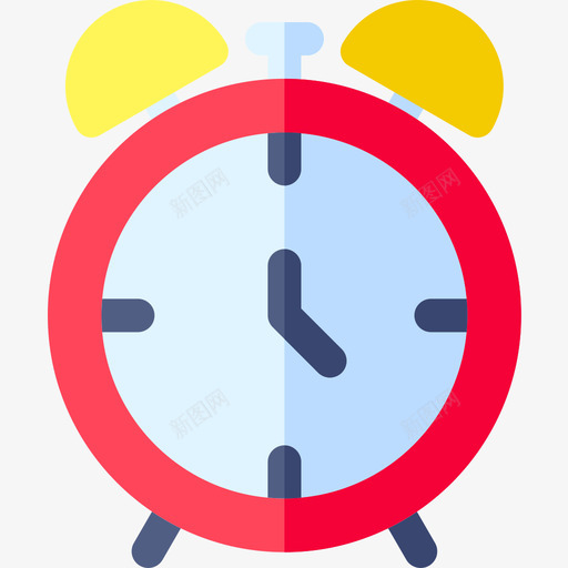 闹钟速度表1扁平图标svg_新图网 https://ixintu.com 度表 扁平 速度 闹钟