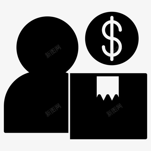 送货包礼品发货图标svg_新图网 https://ixintu.com 发货 商业营销 礼品 运输 送货包