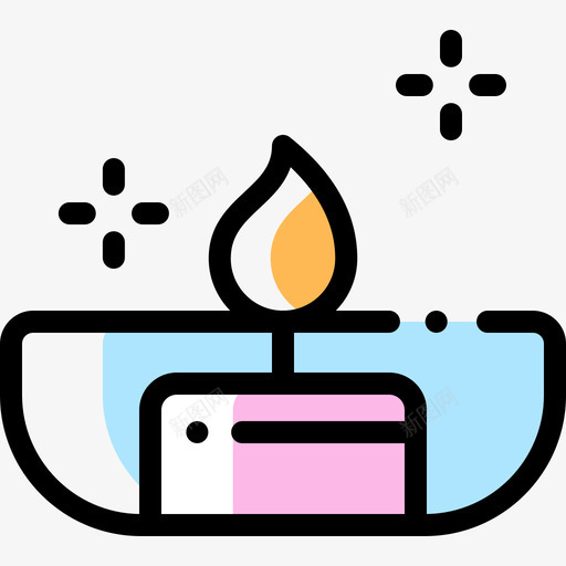 烛光约会夜19颜色省略图标svg_新图网 https://ixintu.com 烛光 省略 约会 颜色