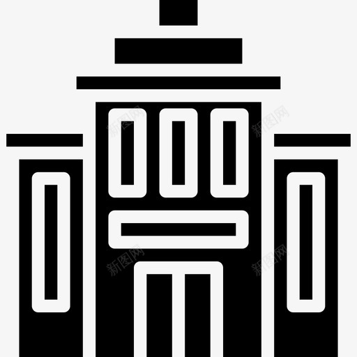 天际线33号楼填充图标svg_新图网 https://ixintu.com 33号楼 填充 天际