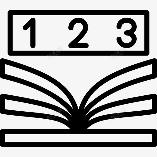 会计账簿数学2线性图标svg_新图网 https://ixintu.com 会计 数学 线性 账簿