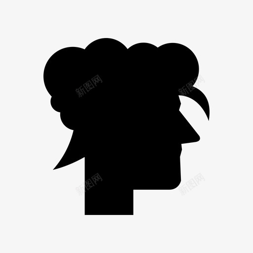 用户脸男人图标svg_新图网 https://ixintu.com 人的 用户 男人 轮廓