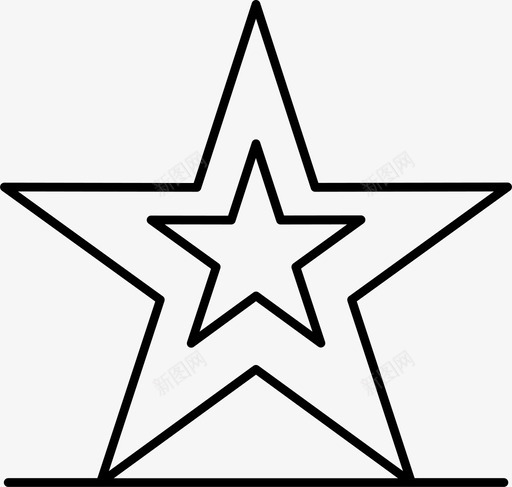 星星圣诞节日子图标svg_新图网 https://ixintu.com 圣诞节 日子 星星