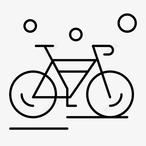 自行车比赛运动图标svg_新图网 https://ixintu.com 比赛 游戏 自行车 运动