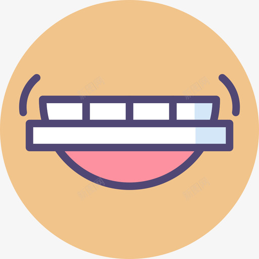白色牙齿牙齿24线形颜色图标svg_新图网 https://ixintu.com 牙齿 白色 线形 颜色