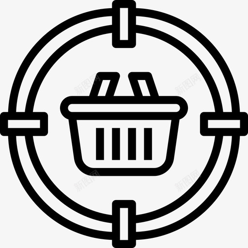 商业与金融消费者行为1线性图标svg_新图网 https://ixintu.com 商业 消费者 线性 行为 金融