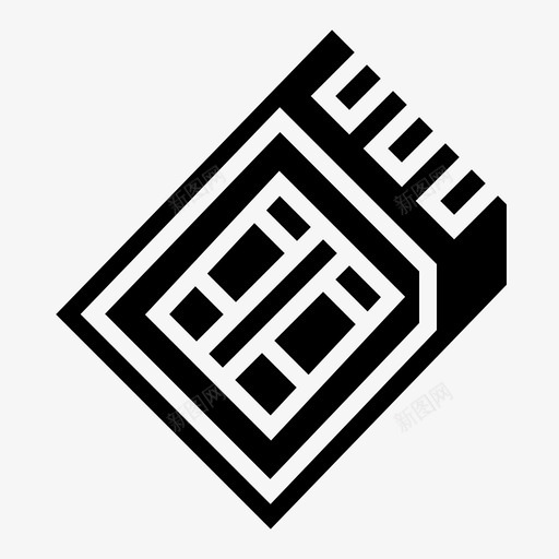 sim卡手机联系人图标svg_新图网 https://ixintu.com sim 小工 工具 手机 服务 联系人