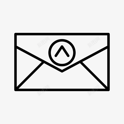 电子邮件信封消息图标svg_新图网 https://ixintu.com 信封 发送 消息 电子邮件