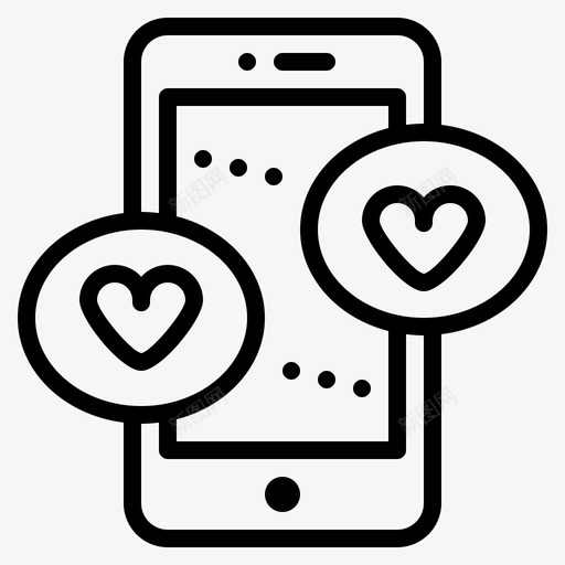约会聊天情侣图标svg_新图网 https://ixintu.com 情侣 浪漫 爱情 约会 聊天