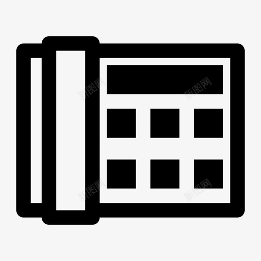 电话取消删除联系人图标svg_新图网 https://ixintu.com 删除联系人 取消 未接电话 电话 网页设计粗体图标