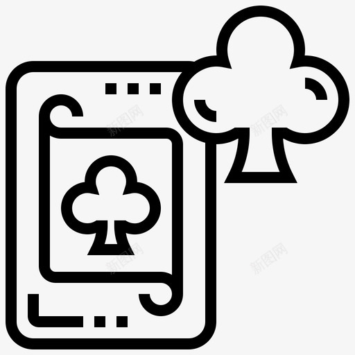 俱乐部卡赌场赌博图标svg_新图网 https://ixintu.com 俱乐部 扑克 赌博 赌场