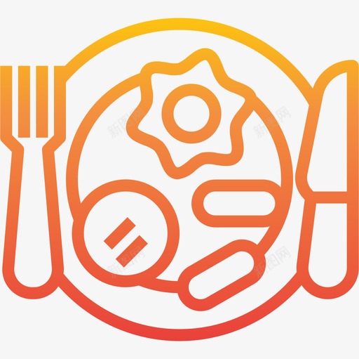 早餐166号酒店gradient图标svg_新图网 https://ixintu.com 166号酒店 gradient 早餐