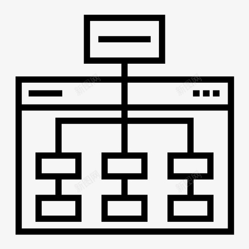 网站地图浏览器图表图标svg_新图网 https://ixintu.com 博客 图表 地图 浏览器 结构 网站