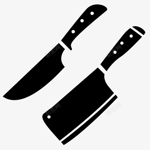 采购产品刀切肉刀餐具图标svg_新图网 https://ixintu.com 产品 切肉刀 厨房 咖啡馆 工具 肉刀 采购 餐具 餐厅