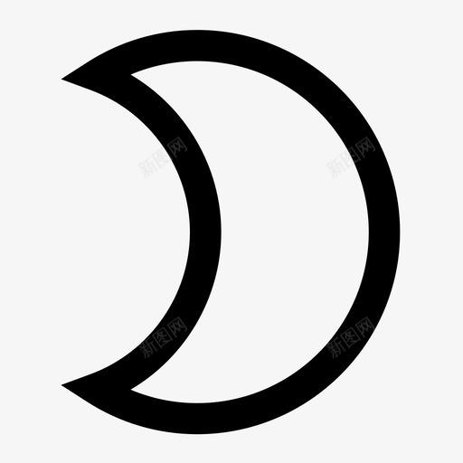 晴(夜间)svg_新图网 https://ixintu.com 晴(夜间)