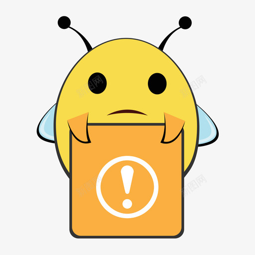小蜜蜂(警示)svg_新图网 https://ixintu.com 小蜜蜂(警示)