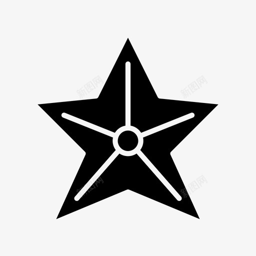 鱼海洋星星图标svg_新图网 https://ixintu.com 夏季 星星 海星 海洋 雕文