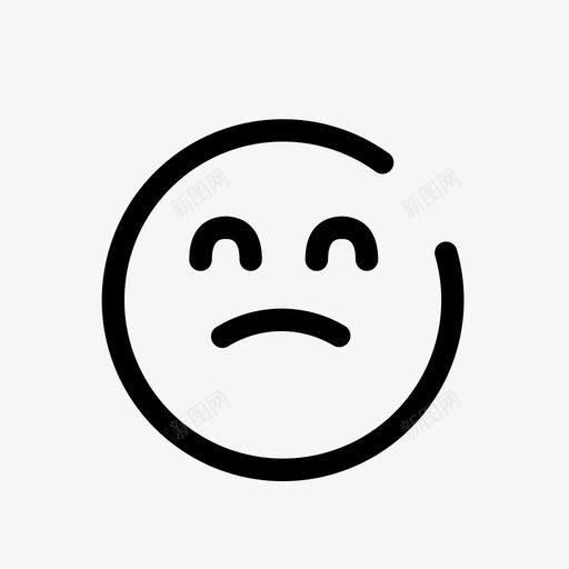 笑脸表情情绪图标svg_新图网 https://ixintu.com 悲伤 情绪 感觉 笑脸 表情 骄傲