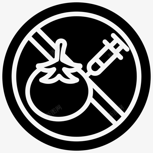 无添加剂载体无添加剂无化学品水果图标svg_新图网 https://ixintu.com 农业字形矢量集图标 化学食品禁令 无化学品水果 无抗生素 无添加剂 无添加剂载体