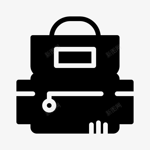 背包探险露营图标svg_新图网 https://ixintu.com 探险 旅行 背包 露营