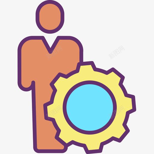 制图人工智能54线性彩色图标svg_新图网 https://ixintu.com 人工智能 制图 彩色 线性