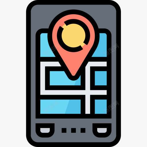 Gps自行车15线颜色图标svg_新图网 https://ixintu.com Gps 线颜色 自行车15