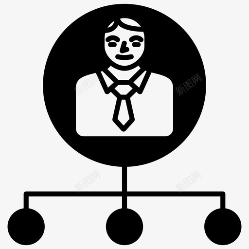 老板层级人力资源图标svg_新图网 https://ixintu.com 人力资源 人力资源部 层级 经理 老板