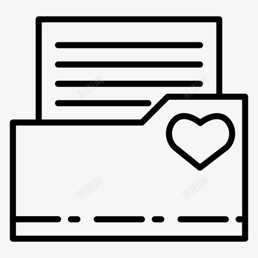 爱的文件夹数据文件图标svg_新图网 https://ixintu.com 信件 办公 数据 文件 文件夹 爱的 电话