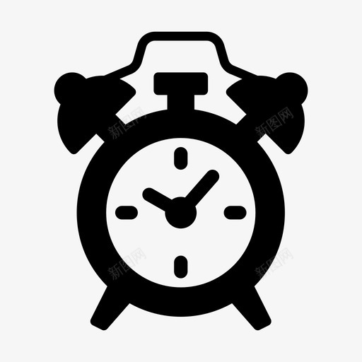 闹钟提醒器计时器图标svg_新图网 https://ixintu.com 手表 提醒 计时器 闹钟