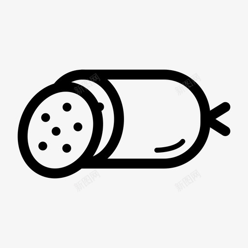 香肠早餐日常生活图标svg_新图网 https://ixintu.com 健康 日常生活 早餐 食物 香肠