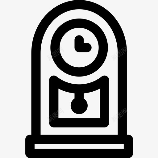 时钟速度表2线性图标svg_新图网 https://ixintu.com 时钟 线性 速度表2