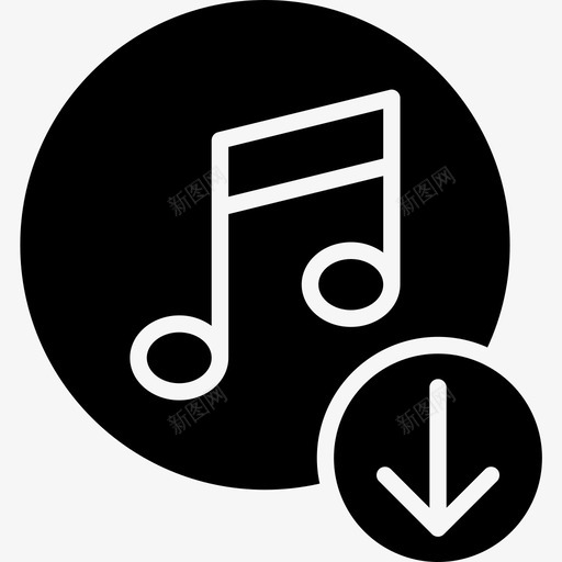 音乐113字形图标svg_新图网 https://ixintu.com 下载 字形 音乐113
