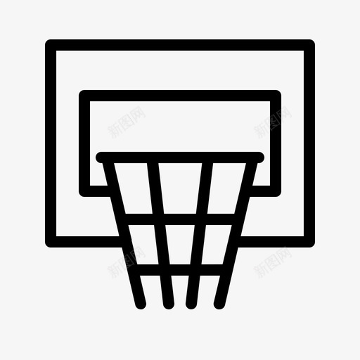 篮球圈nba投篮图标svg_新图网 https://ixintu.com nba 投篮 篮球 系列 运动