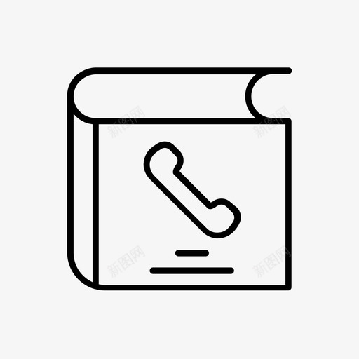 联系人呼叫联系人手册图标svg_新图网 https://ixintu.com 呼叫 手册 技术 联系人