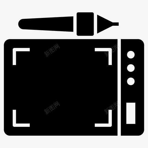 图形板数字艺术板数字绘图板图标svg_新图网 https://ixintu.com 图形板 教育字形矢量图标集 数字化仪 数字绘图板 数字艺术板 笔式绘图板