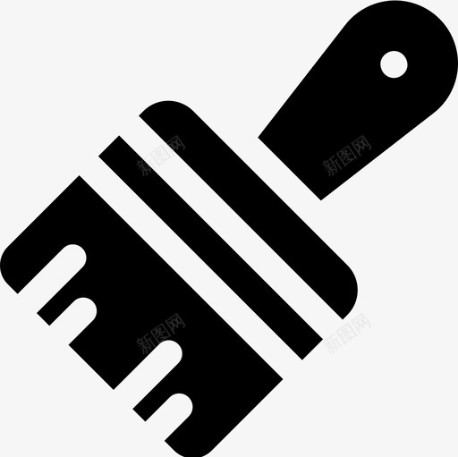 毛笔普通艺术24填充图标svg_新图网 https://ixintu.com 填充 普通 毛笔 艺术