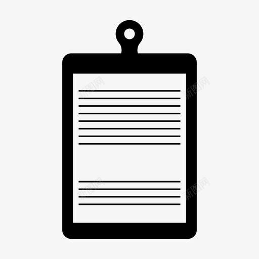 剪贴板便笺便笺板图标svg_新图网 https://ixintu.com 便笺 剪贴板