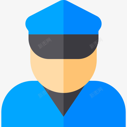 5号交通警察图标svg_新图网 https://ixintu.com 5号 交通警察