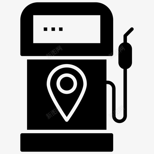 加油站位置gps导航燃油导航图标svg_新图网 https://ixintu.com gps 位置 加油站 图标 字形 导航 汽油 燃油 跟踪