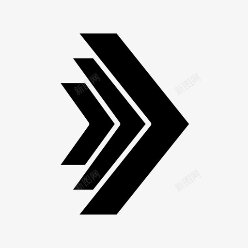 指针指向箭头右箭头图标svg_新图网 https://ixintu.com 右箭头 指向箭头 指针