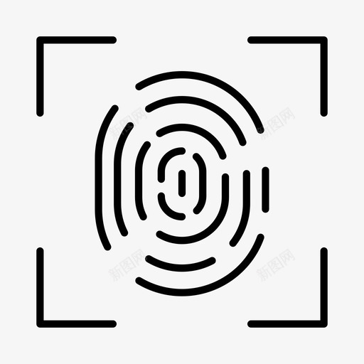 指纹侦探pi图标svg_新图网 https://ixintu.com pi 侦探 指纹 私家侦探 间谍