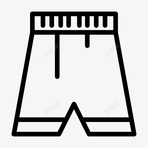 裤子衣服时尚图标svg_新图网 https://ixintu.com 假期 夏天 时尚 泳装 衣服 裤子