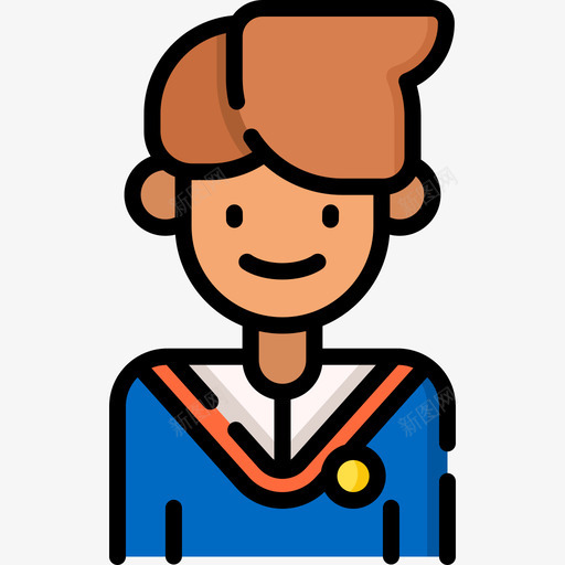 学生高中9线颜色图标svg_新图网 https://ixintu.com 学生 颜色 高中