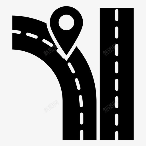 道路导航方向导航gps导航图标svg_新图网 https://ixintu.com gps 位置 图标 字形 导航 方向 跟踪 道路
